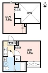 アンソレイエの物件間取画像